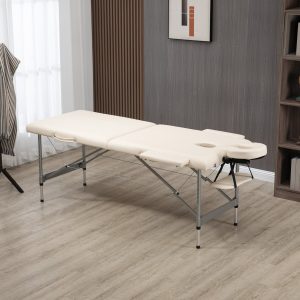 Marquesa Dobrável Portátil com Altura Ajustável em 7 Posições para Fisioterapia. Carga 130kg 186x71x62-83cm